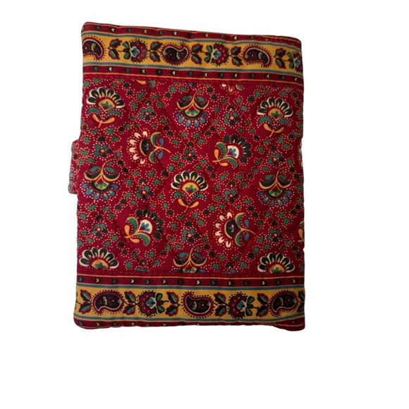 Vera Bradley Red and Green Patterned Wallet - Picture 7 of 9